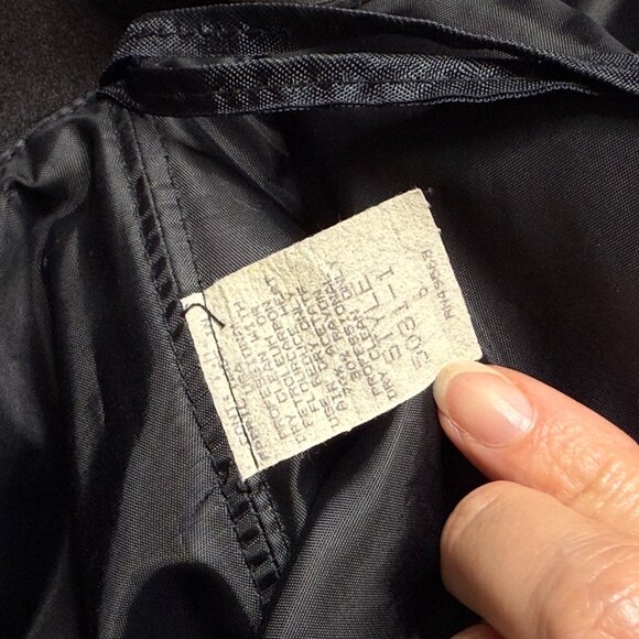 Vintage Victor Costa Black Strapless Gown w/ Statement Braided Bodice & Bow – Si - Picture 12 of 12